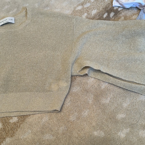 Babaton shimmery cropped sweater - Picture 2 of 4